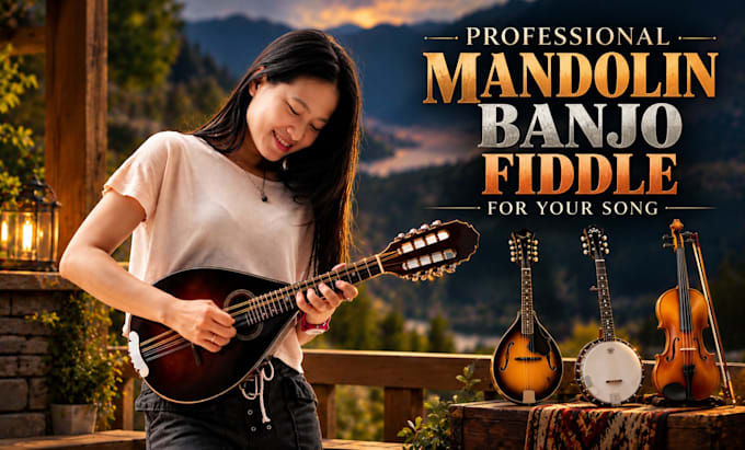 record mandolin banjo and fiddle for your song