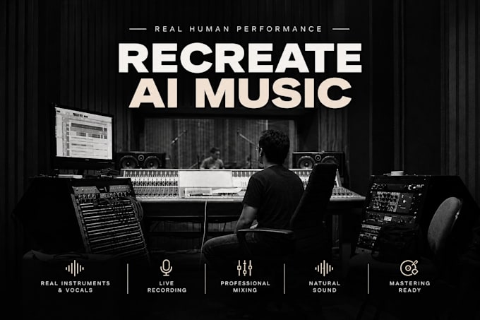 recreate your ai song into a professional production