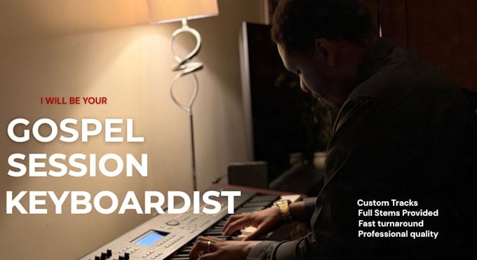 be your professional gospel session keyboardist