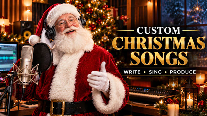 write and sing a custom christmas or new year song