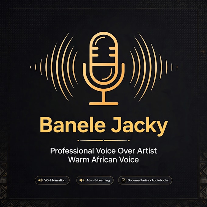 record a deep serious voice over for your video intro