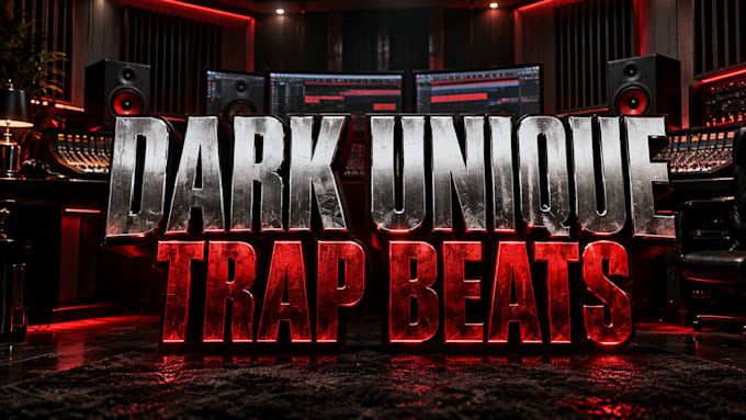 produce an aggressive dark trap beat with heavy 808s