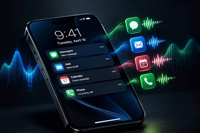 create custom app notification and alert sounds