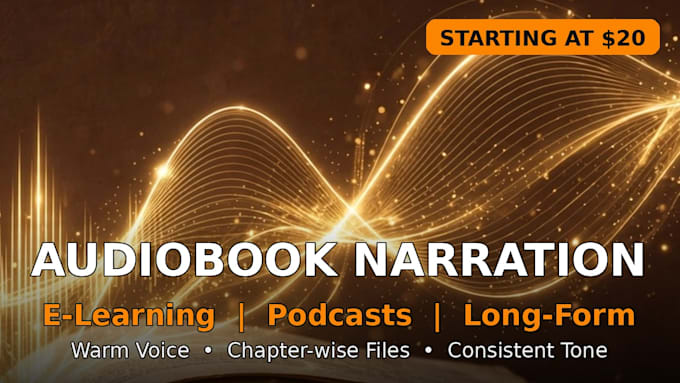 narrate your audiobook or e learning course with ai voice