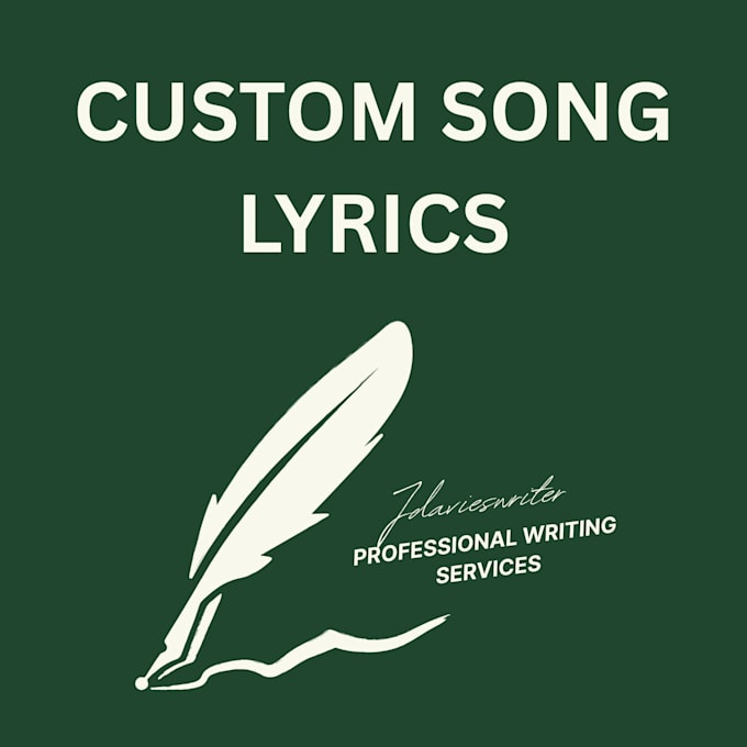 write custom and personalised song lyrics