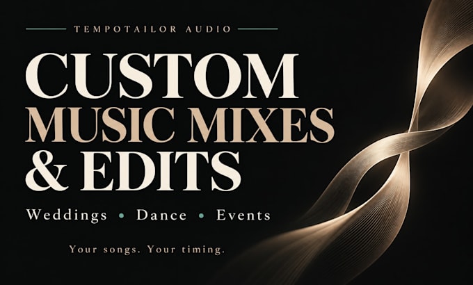 create custom dj mixes for receptions parties weddings and workouts