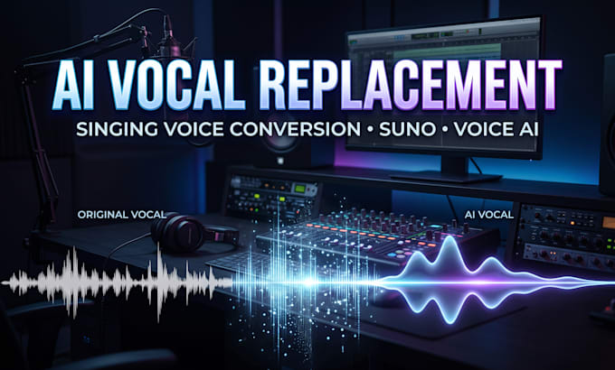 do ai vocal replacement and singing voice conversion