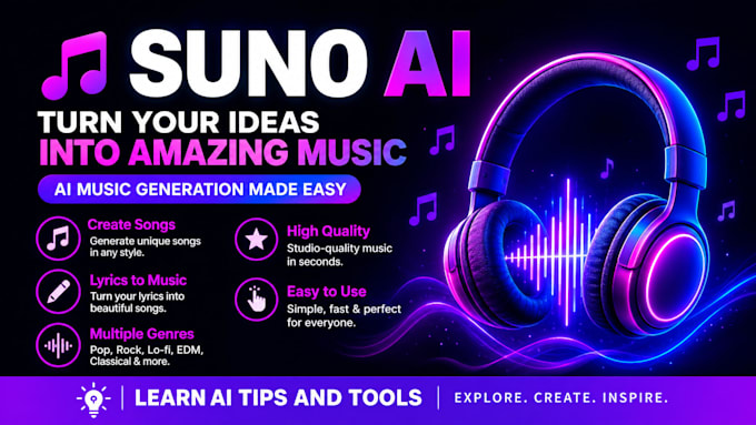 create custom songs and ai music with suno ai