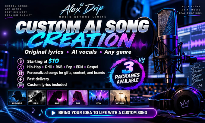 create custom ai songs