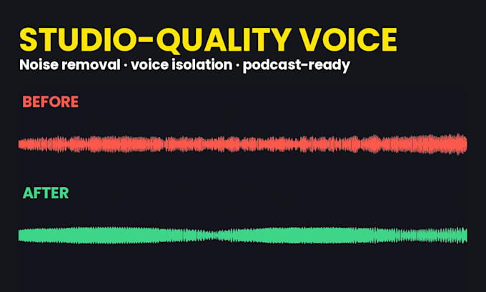 remove background noise and make your voice sound studio quality