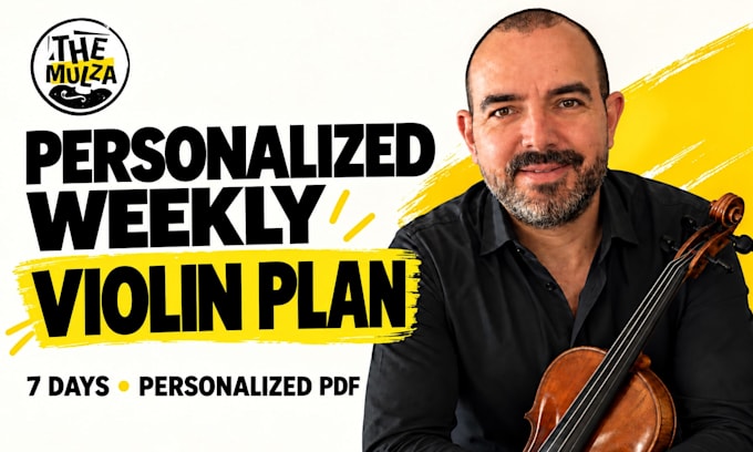 create your personalized weekly violin practice plan
