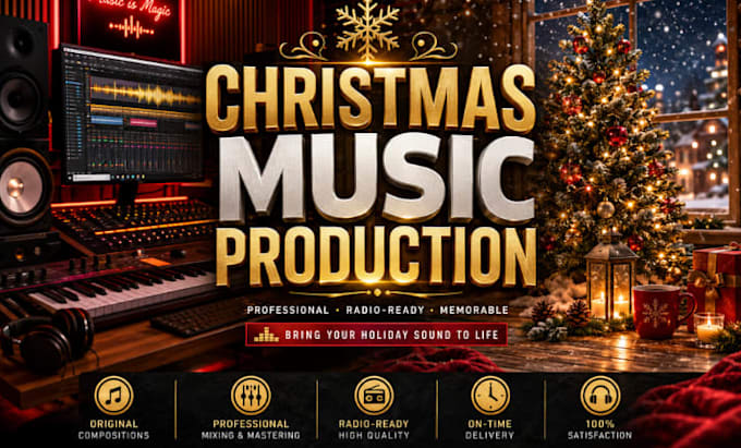 do live christmas music production