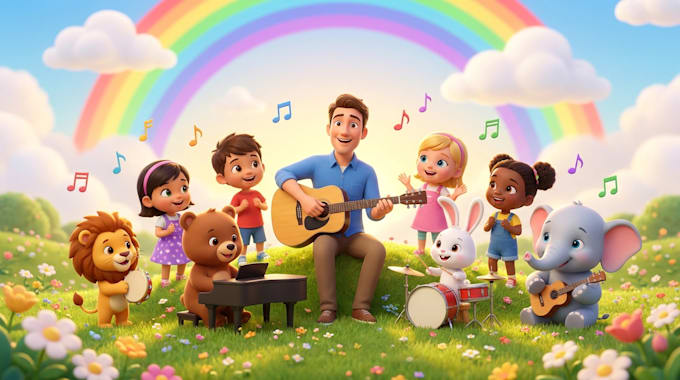 sing and create custom kids songs and nursery rhymes