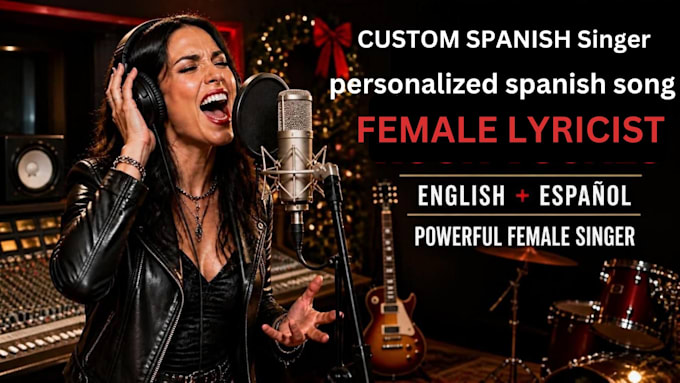 write and sing custom personalized spanish song, cancion personalizada regaloe
