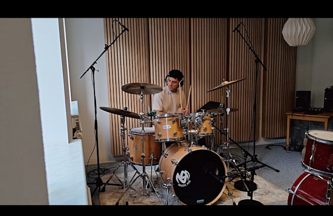 record pro acoustic drums and organic percussion
