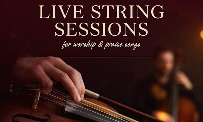 record live string instruments for your worship and praise songs