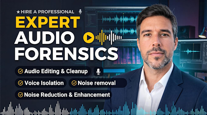 do forensic audio cleanup enhance detect background voice and noise reduction