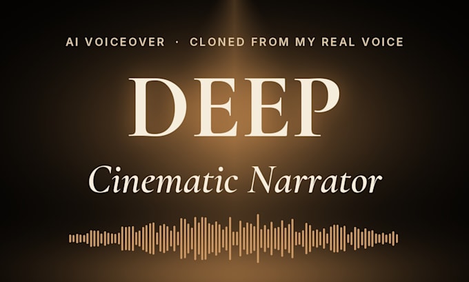 narrate your script with a deep cinematic male ai voice