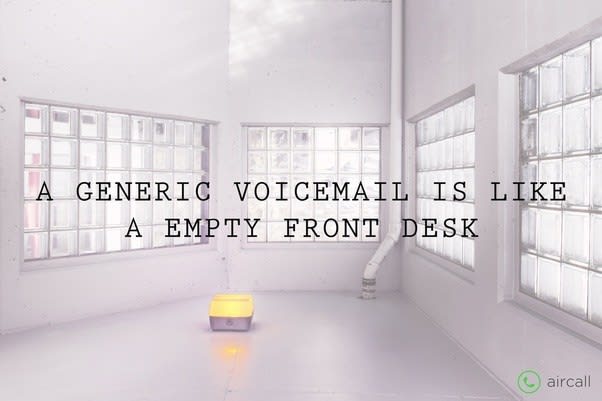 record a professional voicemail phone greeting