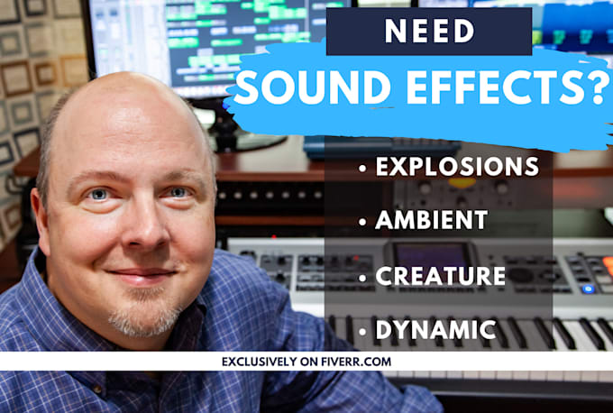 make incredible sound effects and sound design