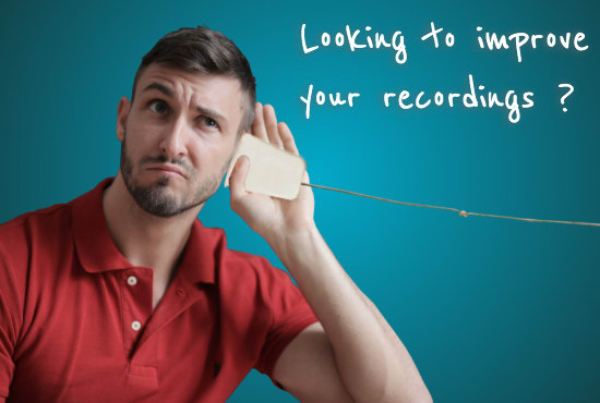 edit, clean and improve your audio files