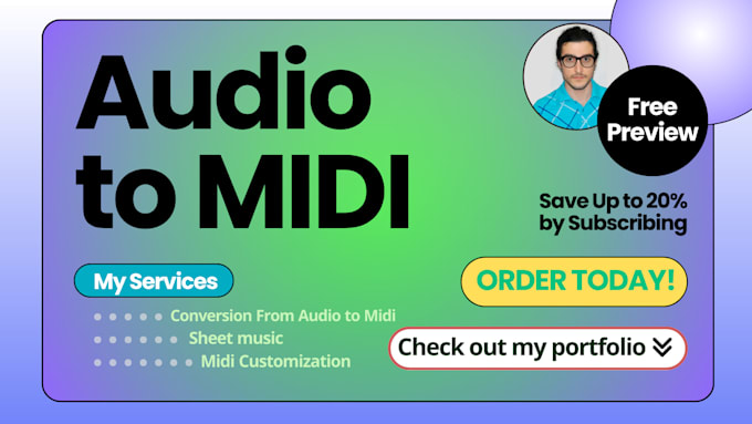 convert your audio to midi with free preview