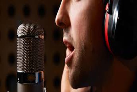 record professional male voiceover or narration