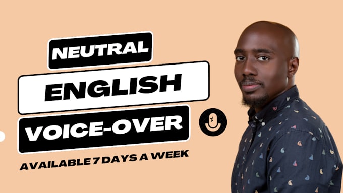 record an international english voice over