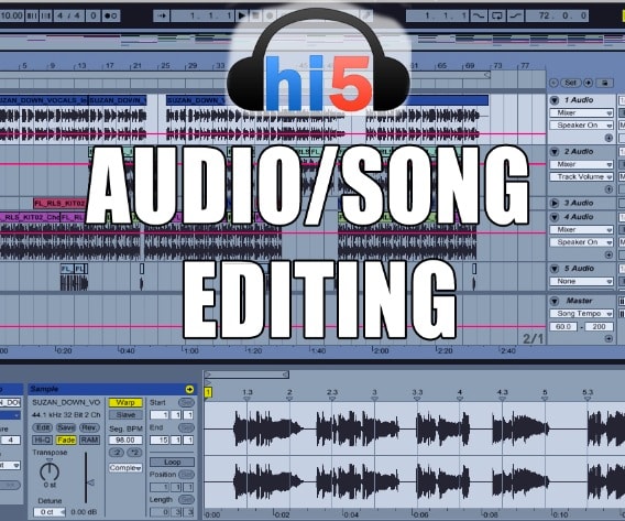 edit your audio or song