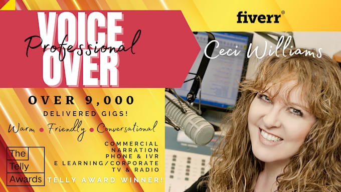 record a professional female voicemail,  IVR greeting