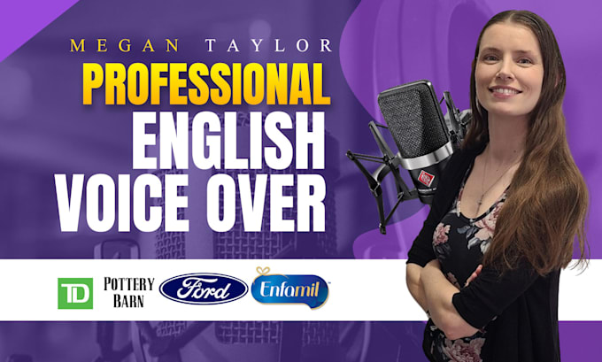 do a professional english female voice over