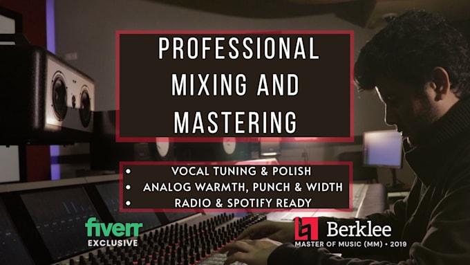 professionally mix and master your song