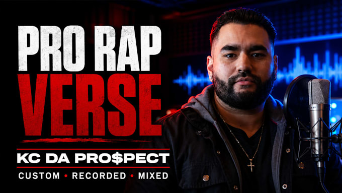 write and record a professional rap verse for your track