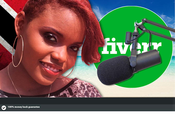 record a voice over in caribbean style
