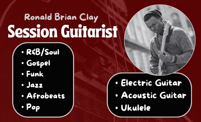 record outstanding electric and acoustic guitar tracks for your song