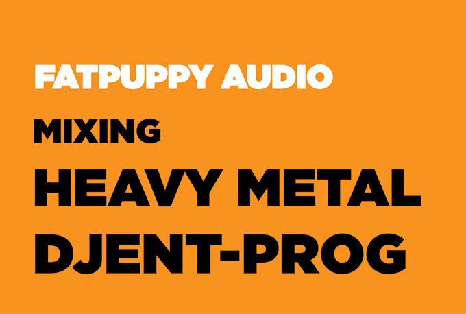 mix and master your  heavy metal,rock, djent songs