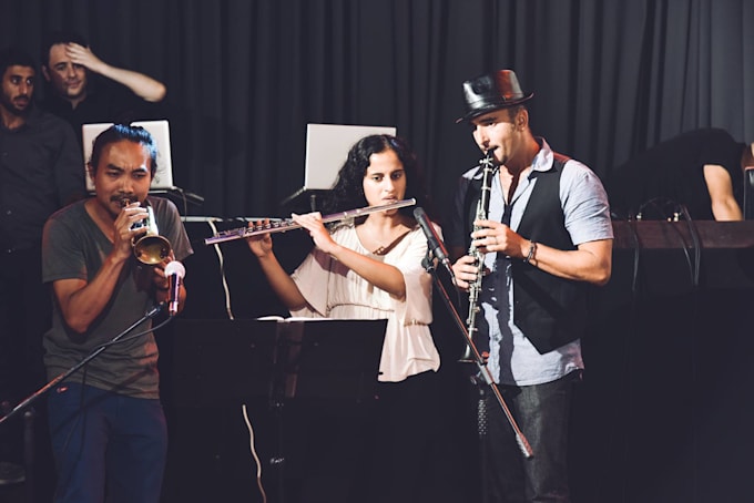 record HQ flute track in any genre, sheet music not required
