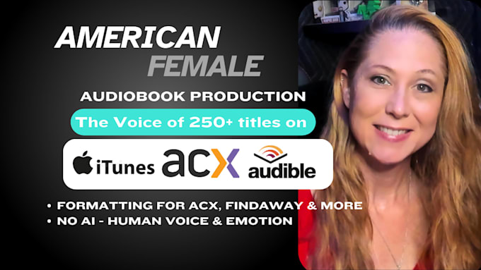 be your american female audiobook narrator