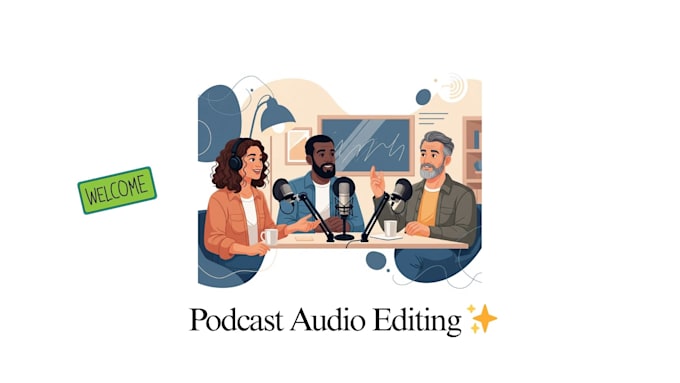 provide podcast editing, audio cleanup, and post production