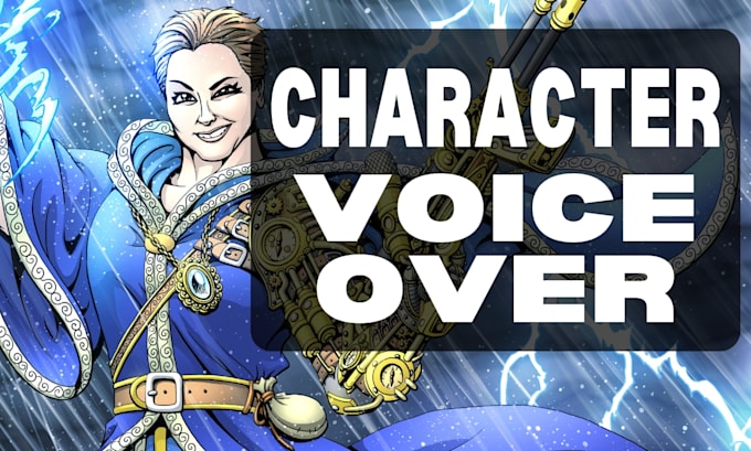 record robot, droid, computer, alien, cartoon, video game character voiceover