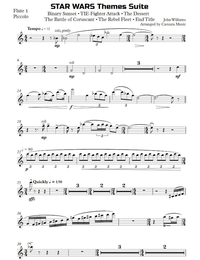 Arrange film and orchestral music for band by Caesura_music Fiverr