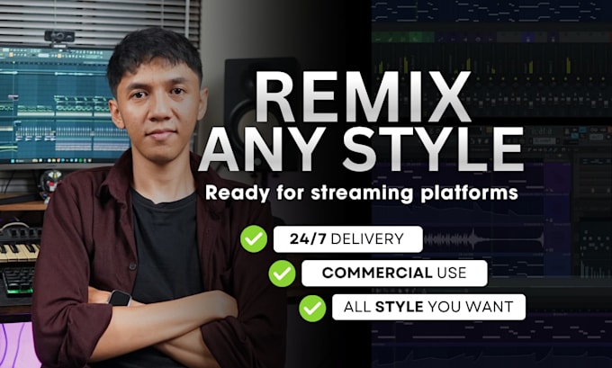 remix in edm, afro house, rnb, techno, disco, dance music