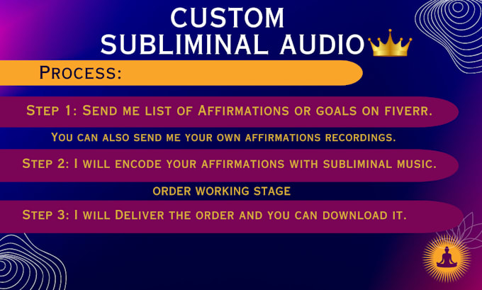 create custom subliminal audio with a powerful booster