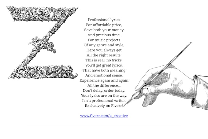 write song lyrics for your music