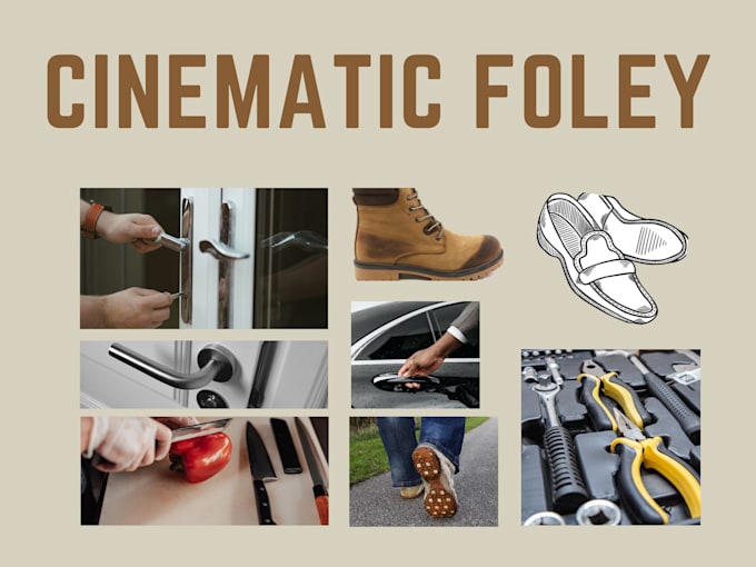 perform professional foley for films, narrative projects