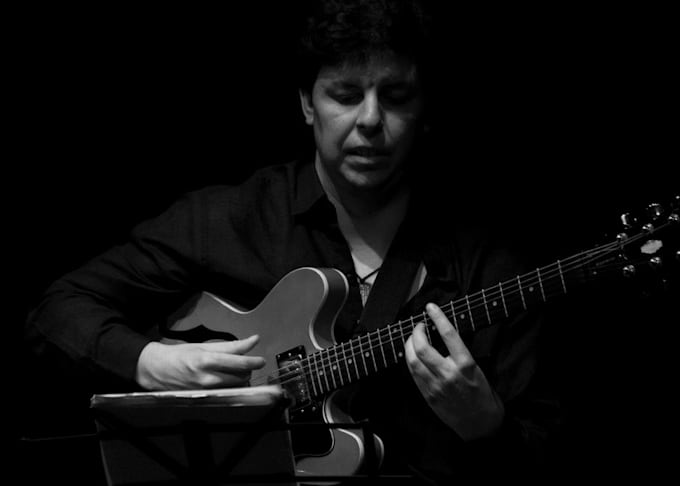 record electric and nylon guitar