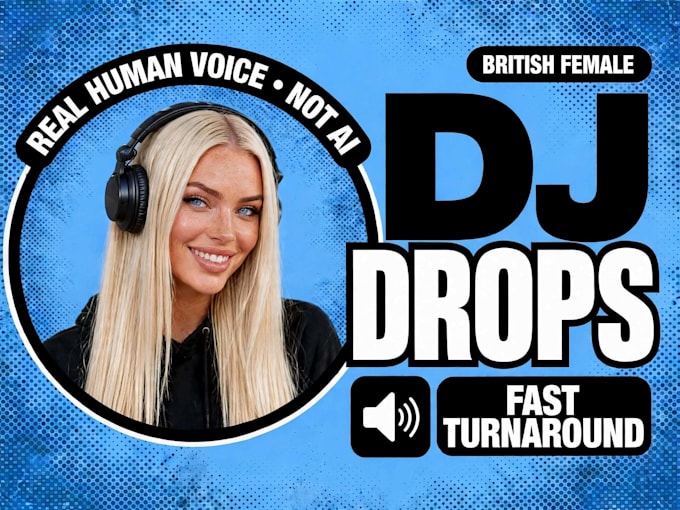 produce sexy british female dj drops with fx