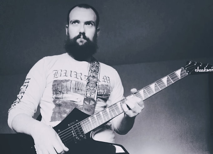 record black, death and doom metal guitar
