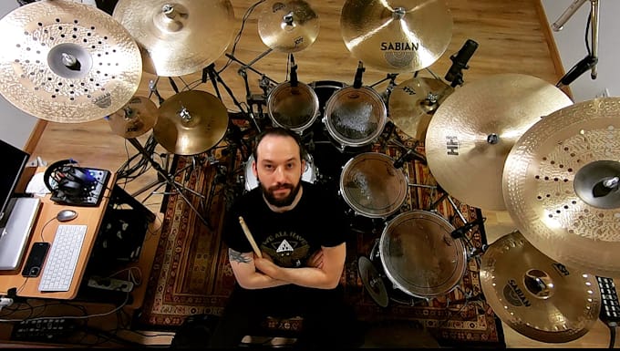 record kickass multi track drums