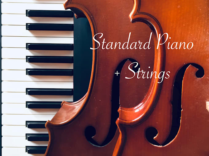 compose relaxing piano and strings music